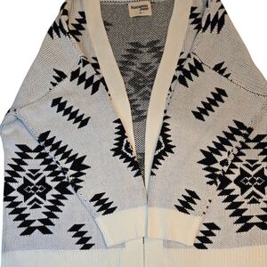 Savannah Jane Black and White Cardigan